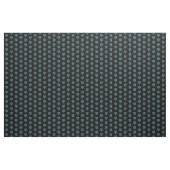 Blaues Doodle-Herzmuster Stoff (Yard (91,4 cm))