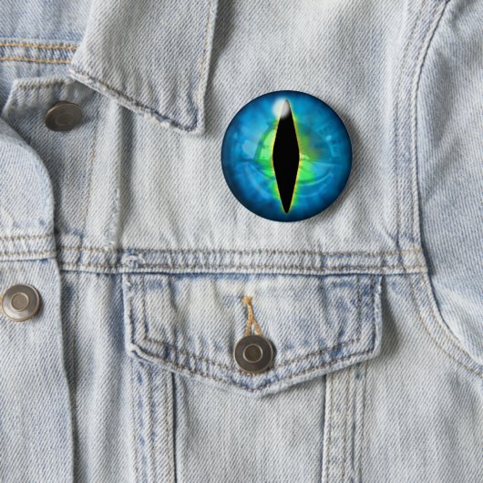 Blaues Drache-Auge Button (Beispiel)