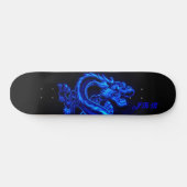 BLAUES Drache Brett Skateboard (Horizontal)
