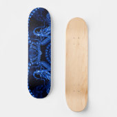 Blaues Drache-Element-Propark-Brett Skateboard (Vorderseite)