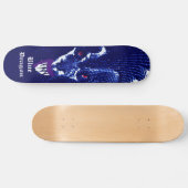 Blaues Drache-Skateboard Skateboard (Horizontal)