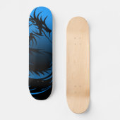 blaues Drache-Skateboard Skateboard (Vorderseite)