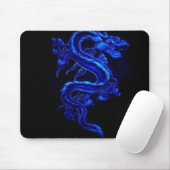 Blaues Drache-Spiel Mousepad (Mit Mouse)