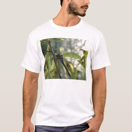 Blaues Dragonfly-Shirt T-Shirt (Vorderseite)