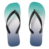 Blaues dreh-Flop-Design Badesandalen (Fußbett)