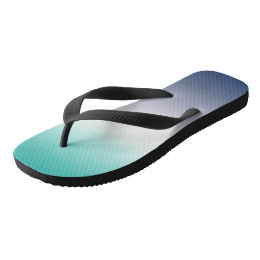 Blaues dreh-Flop-Design Badesandalen (Schrägansicht)