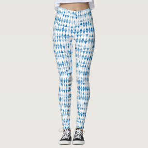 Blaues Dreieck Leggings