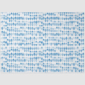 Blaues Dreieck Seidenpapier (Vorderseite)