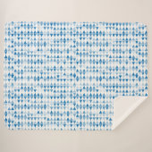 blaues Dreieck Sherpadecke (Vorderseite (Horizontal))