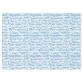 Blaues Dreieck Tischdecke (Vorderseite (Horizontal))