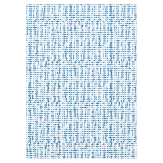 Blaues Dreieck Tischdecke (Vorderseite)