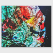 Blaues, dunkles abstraktes Verpackungspapier, Abst Geschenkpapier (Flach)