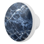 Blaues dunkles Marmormuster Keramikknauf (Rechts)