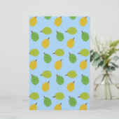 blaues Durian Briefpapier (Stehend Vorderseite)