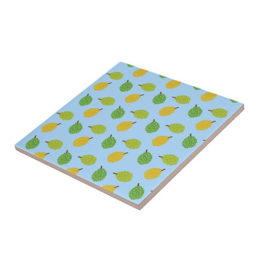 blaues Durian Fliese (Seite)