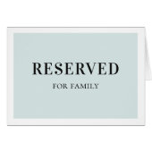 Blaues, einfaches Vorzeichen. Klassische Hochzeit (Vorderseite (Horizontal))