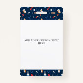 Blaues eingetragenes Logo für Krankenpflege Ausweis (Rückseite)