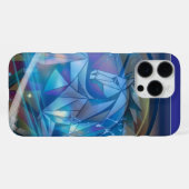Blaues Einhorn iPhone 16 Pro Max Hülle (Rückseite (Horizontal))