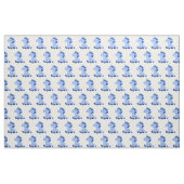 Blaues Einhorn Zeichnend Muster Kinder Stoff (Yard (91,4 cm))