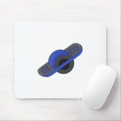 Blaues Einrad Mousepad (Mit Mouse)