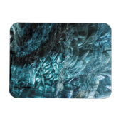 Blaues Eis einer Eishöhle, Island Magnet (Horizontal)