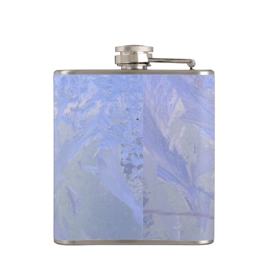 Blaues Eis Flachmann (Rückseite)