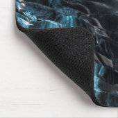 Blaues Eis in der Eishöhle Abstrakt Mousepad (Ecke)