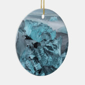 Blaues Eis in der Strandsaison, Island Keramikornament (Rechts)