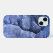 Blaues Eis iPhone 15 Hülle (Rückseite (Horizontal))