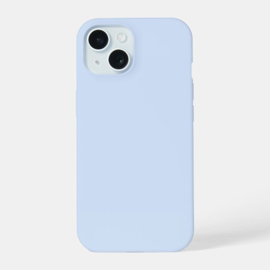 Blaues Eis iPhone 15 Hülle (Rückseite)