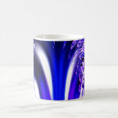 Blaues Eis Kaffeetasse (Mittel)