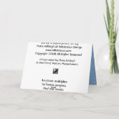 Blaues Eis Karte (Rückseite)