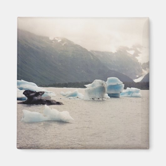 Blaues Eis Magnet (Vorne)