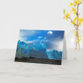 Blaues Eis - Perito Moreno Karte (Gelbe Blume)