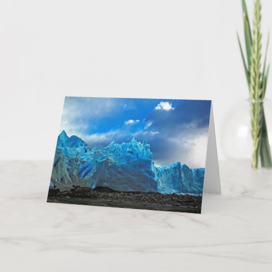 Blaues Eis - Perito Moreno Karte (Vorderseite)