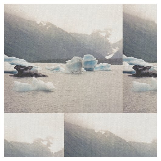 Blaues Eis Stoff (Nahaufnahme)