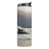 Blaues Eis Thermosbecher (Nach links gedreht)