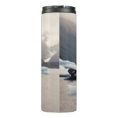 Blaues Eis Thermosbecher (Rückseite)