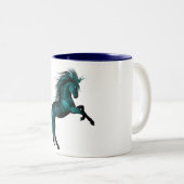 Blaues Eis Zweifarbige Tasse (VorderseiteRechts)