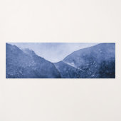 Blaues Eisflächen-Foto Yogamatte (Vorderseite (Horizontal))