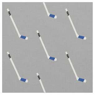 Blaues Eishockeymotiv Stoff