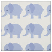 Blaues Elefant-Druck-Gewebe Stoff (Muster)
