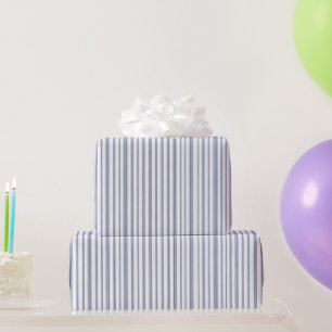 Blaues elegantes Weihnachtsmuster-Papier Geschenkpapier