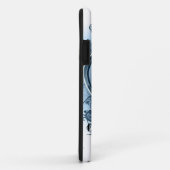 Blaues Emo Herz Case-Mate iPhone Hülle (Hinten/Rechts)