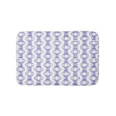 Blaues Endmuster Badematte (Vorderseite)