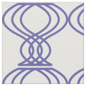 Blaues Endmuster Stoff (Nahaufnahme)