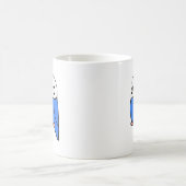 Blaues Englisch Budgie Kaffeetasse (Mittel)