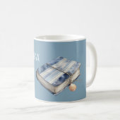 Blaues Entspannungsbuch Kaffeetasse (VorderseiteRechts)