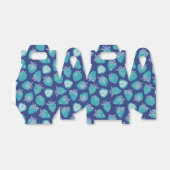 Blaues Erdbeermuster Geschenkschachtel (Ungefaltet)