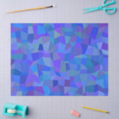 blaues Facettenpapier Seidenpapier (Basteln)